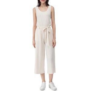 NWT B Collection by Bobeau Devin Ribbed Wide Leg Jumpsuit / Romper - size S